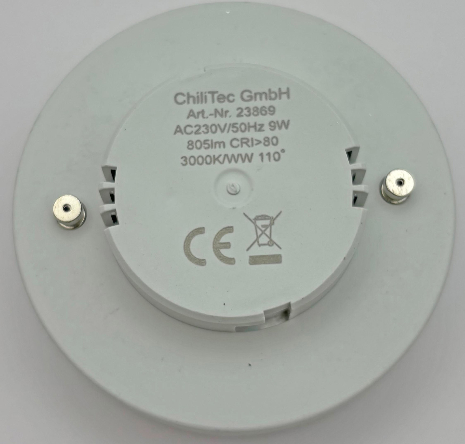 LED Leuchtmittel GX53 "XH 90" 9W 805Lm Ø75x25mm 120° 3000K warmweiss 23869