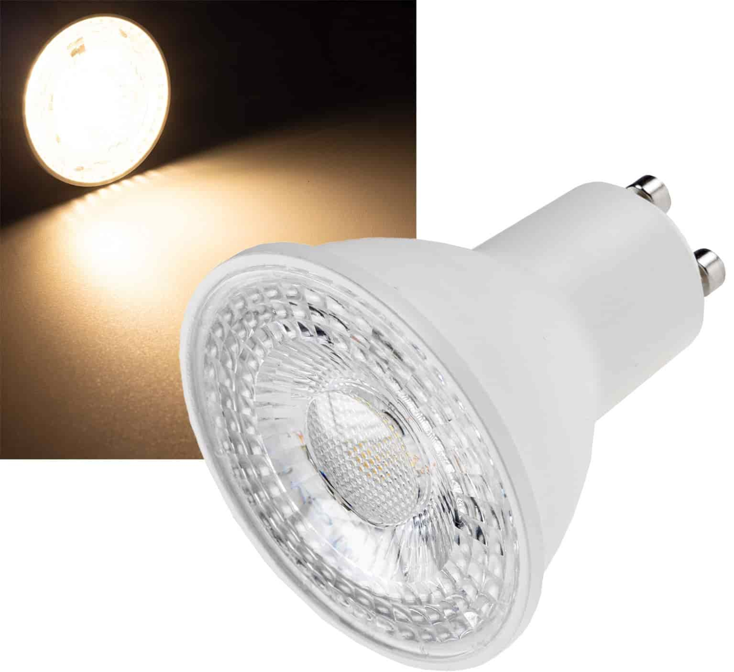 ChiliTec LED Spot GU10 "P90" warmweiß 840lm 9W 38° 3061K 23876
