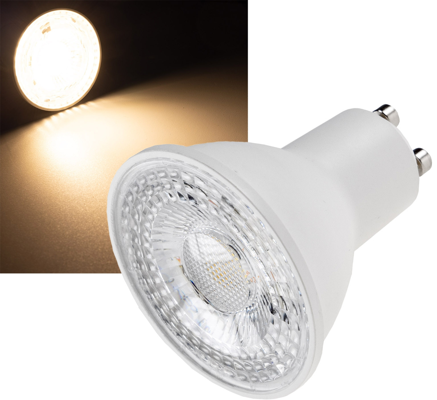 ChiliTec LED Spot GU10 "P90" warmweiß 840lm 9W 38° 3061K 23876