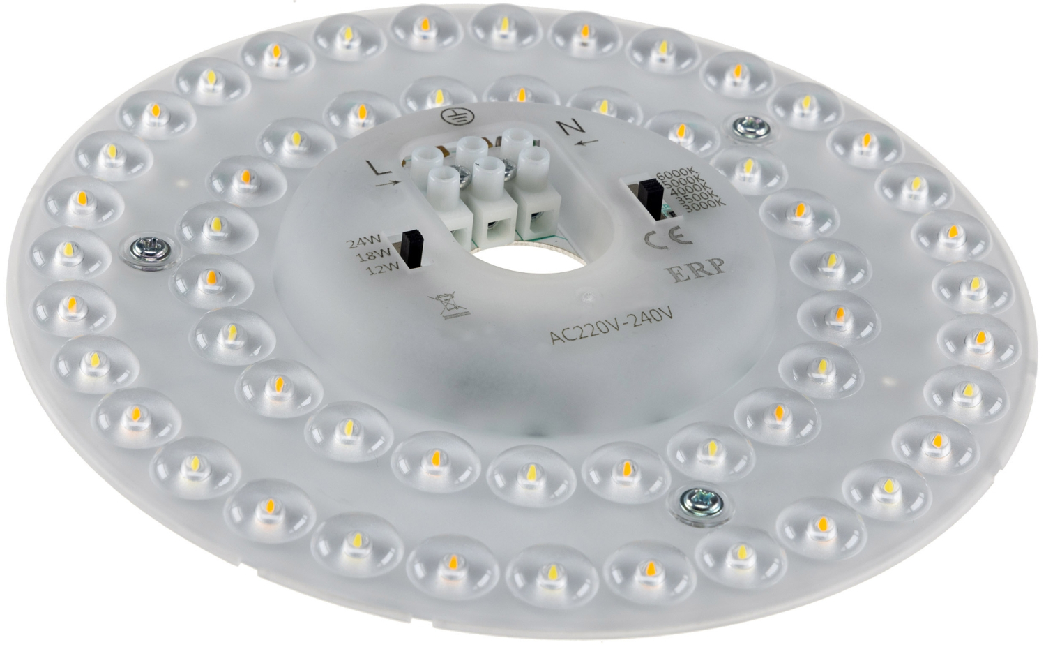 ChiliTec LED Modul "UM1224cct" Ø17cm, 12-18-24W, 3000-6000K, Magnethalter 23995 - Leuchten Umrüstung