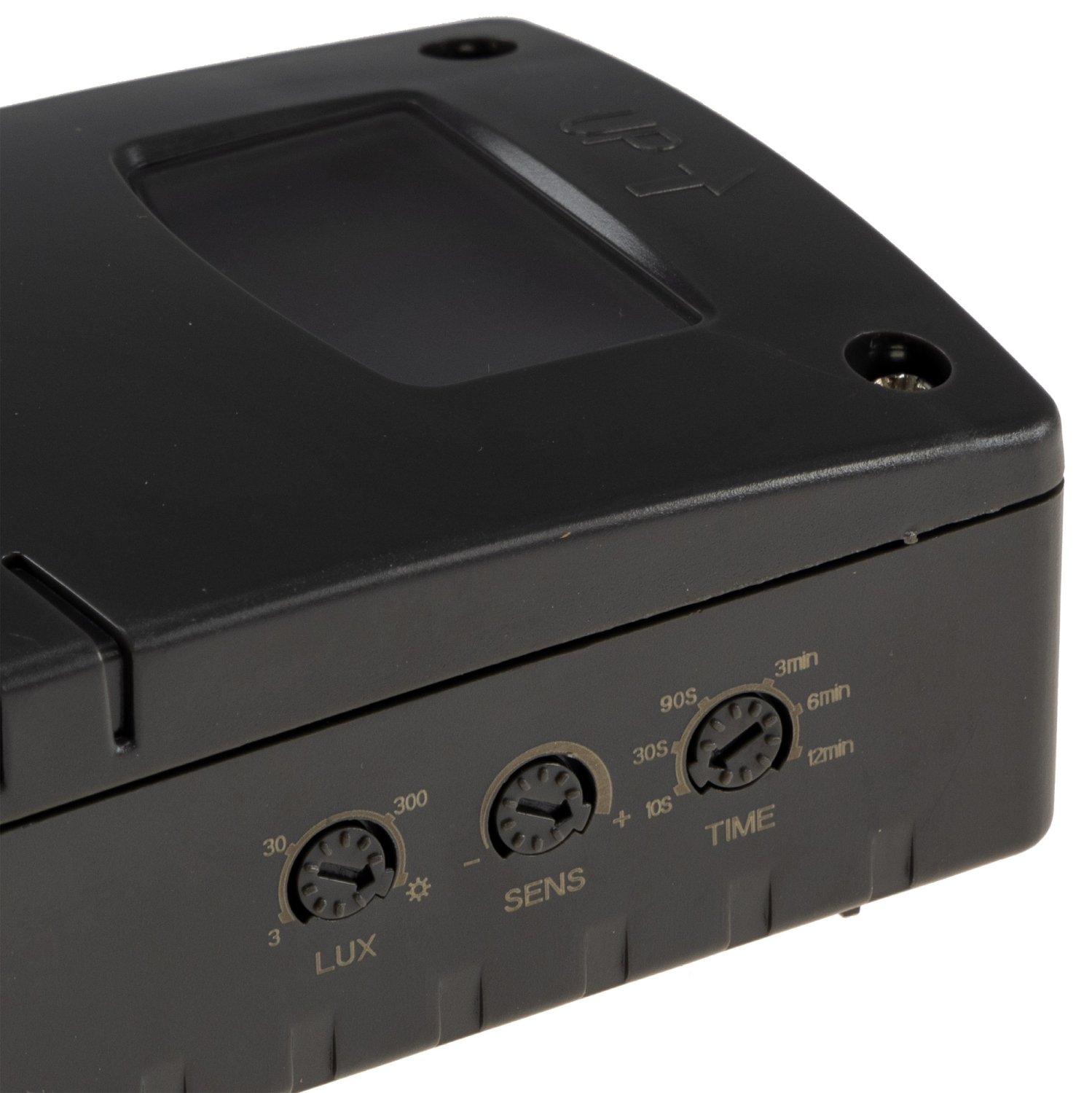 ChiliTec IP65 HF-Bewegungsmelder "CT-HFB 65" Aufputz 3-Draht 180° Schwarz 24056