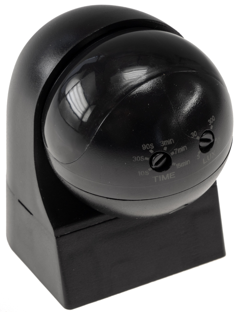Aufputz-3-Draht PIR Infrarot-Bewegungsmelder anthrazit CBM-SL black 180° IP44 24059