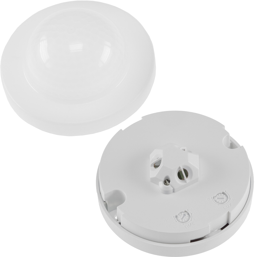 Bewegungsmelder Decken-Aufputz PIR 360° IP20 3-Draht weiß 24060