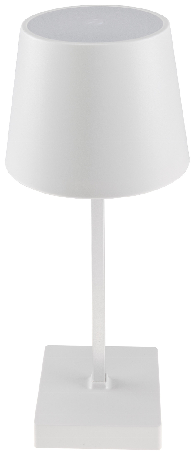 LED Akku Tischleuchte 26cm dimmbar 160Lm 1200mAh 3000K USB-C Weiß 24089