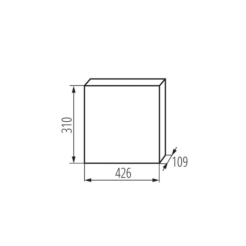 Verteilerkasten KDB-F36PM Unterputzverteiler 24185
