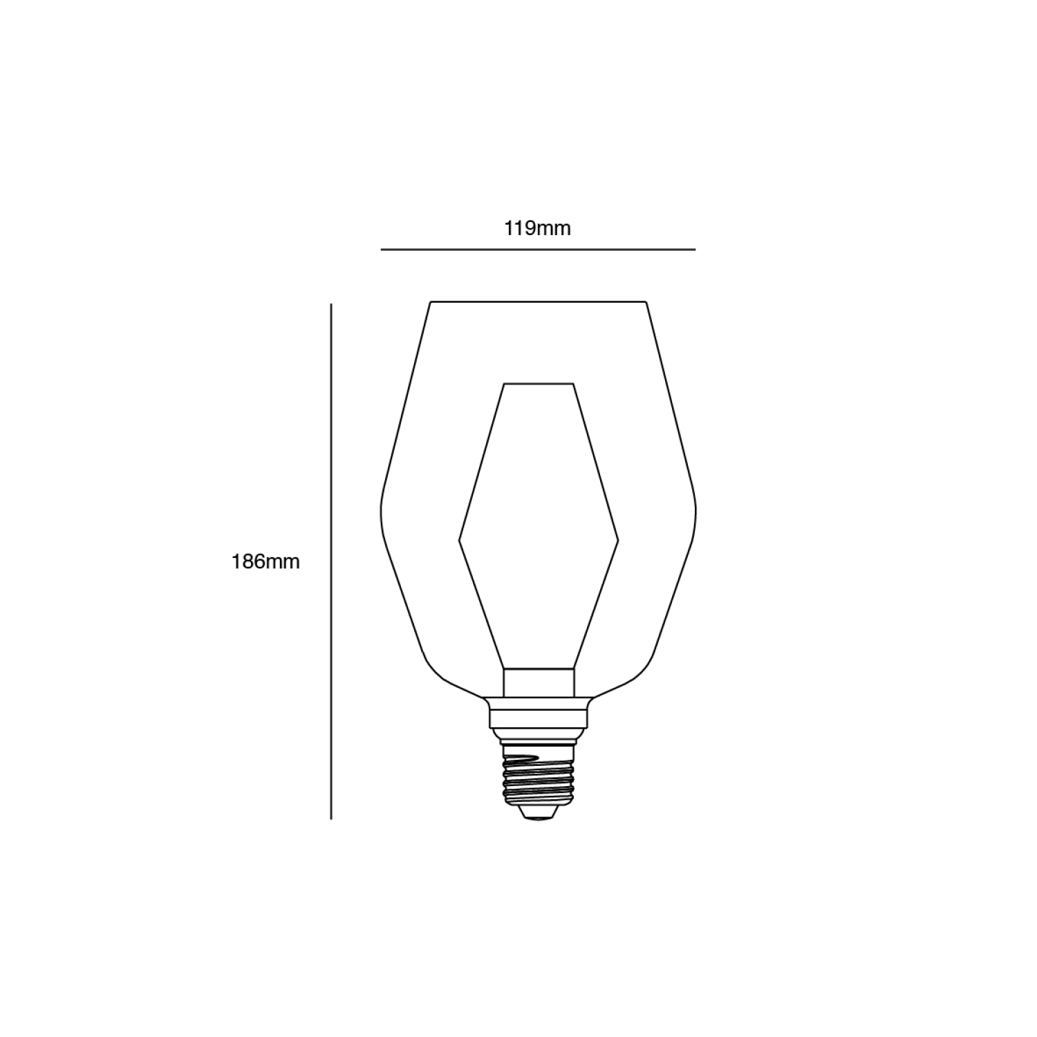LED Leuchtmittel Deco E27 Cone 13 Dim Klar dimmbar Nordlux 2480012700