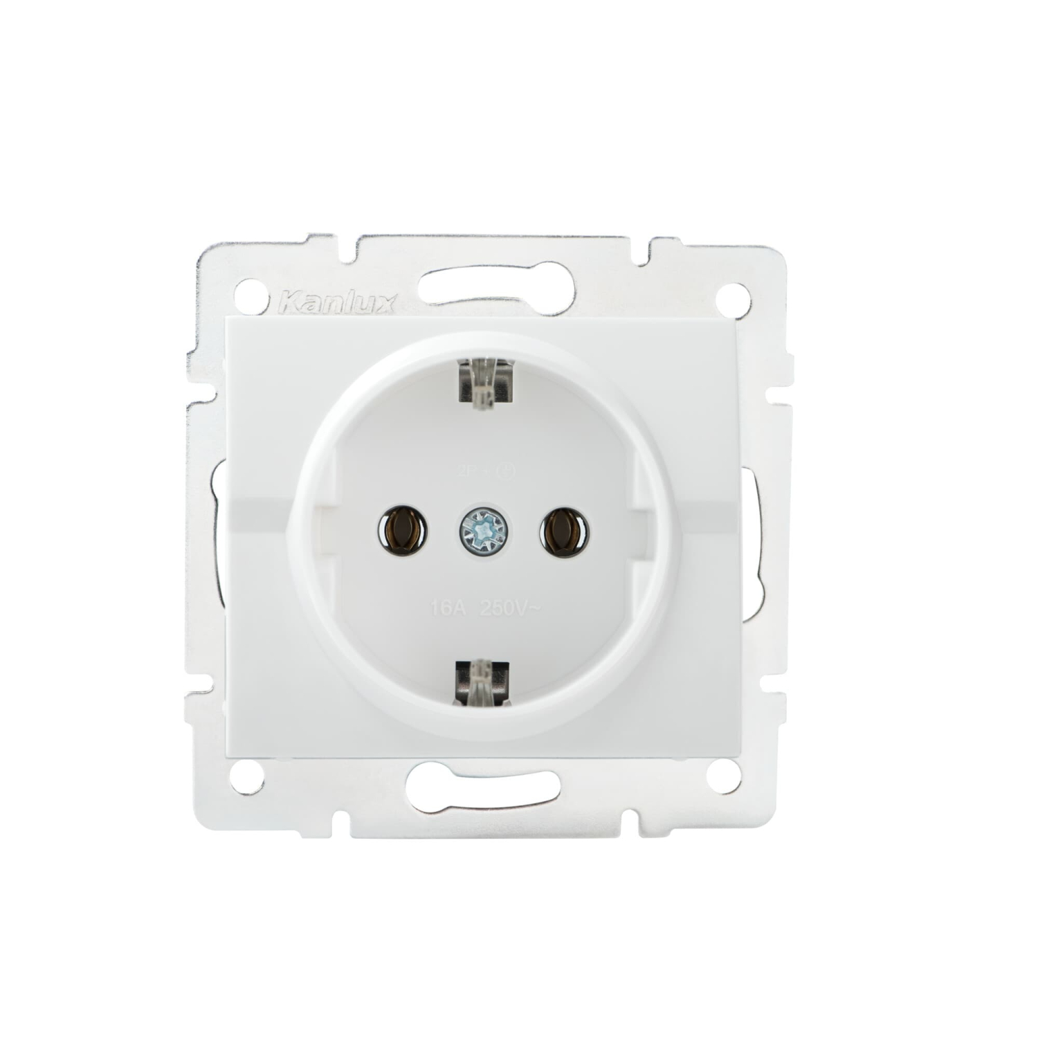 LOGI Steckdose Unterputz Weiss 25085