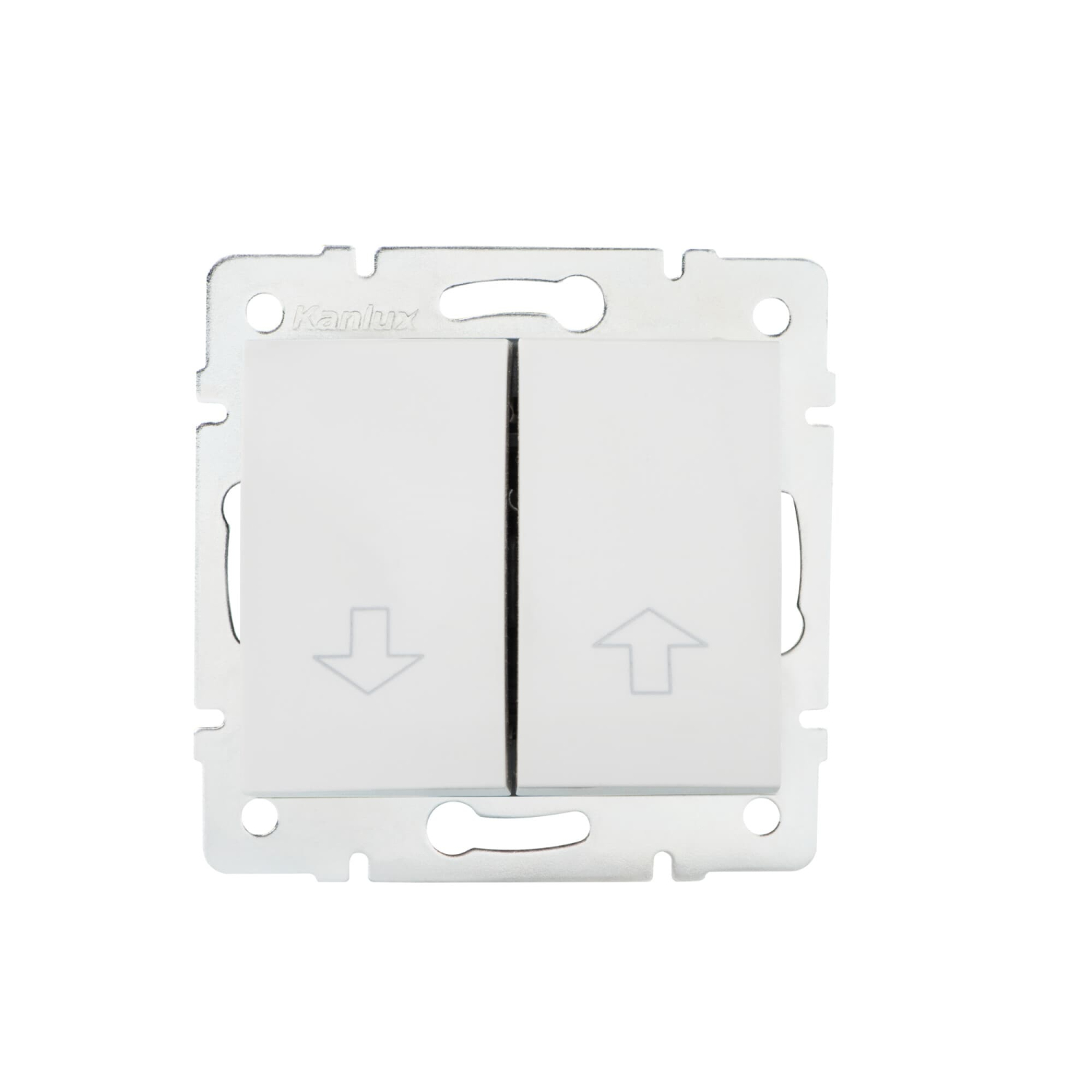 LOGI Jalousietaster Rolladentaster Weiss Unterputz 25099