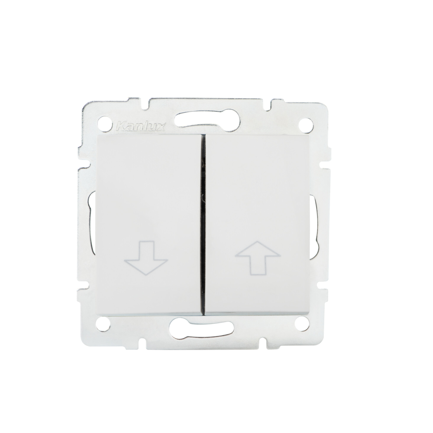 LOGI Jalousietaster Rolladentaster Weiss Unterputz 25099