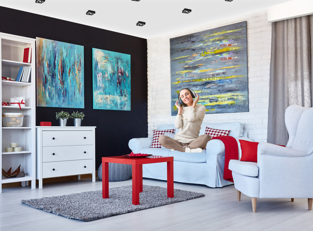 Deckenleuchte MINI GORD DLP-50-B schwarz eckig Kanlux Aufbauleuchte 28781