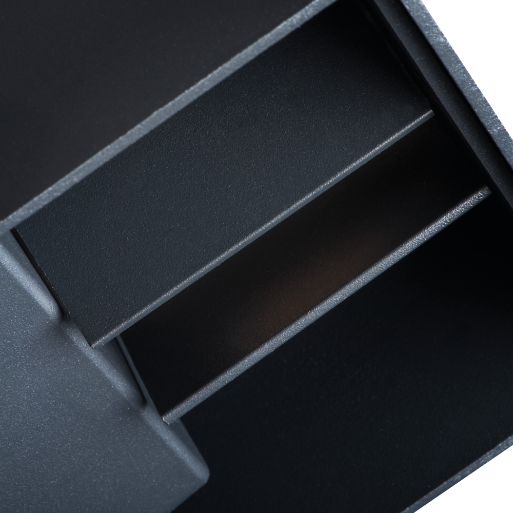 LED Wandleuchte REKA PIR Sensor 4000K graphit 7W IP54 Kanlux 28994