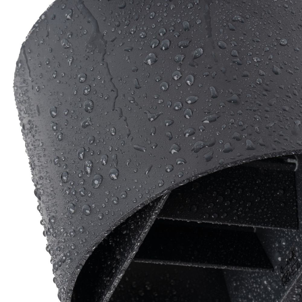 LED Wandleuchte REKA PIR Sensor 4000K graphit 7W IP54 abgerundet 28995