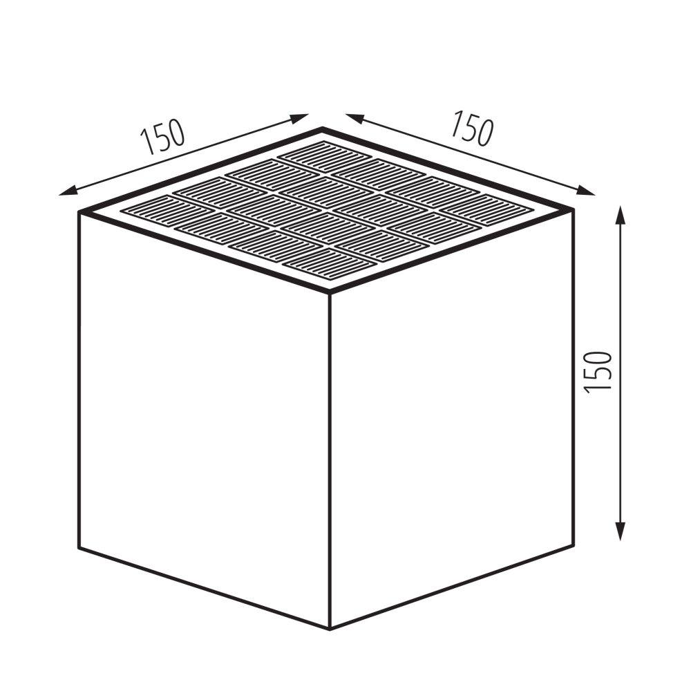 Kanlux LED Solarleuchte REKA CCT 3000/4000/6500K Mikrowellen Sensor grau 6W IP65 28997