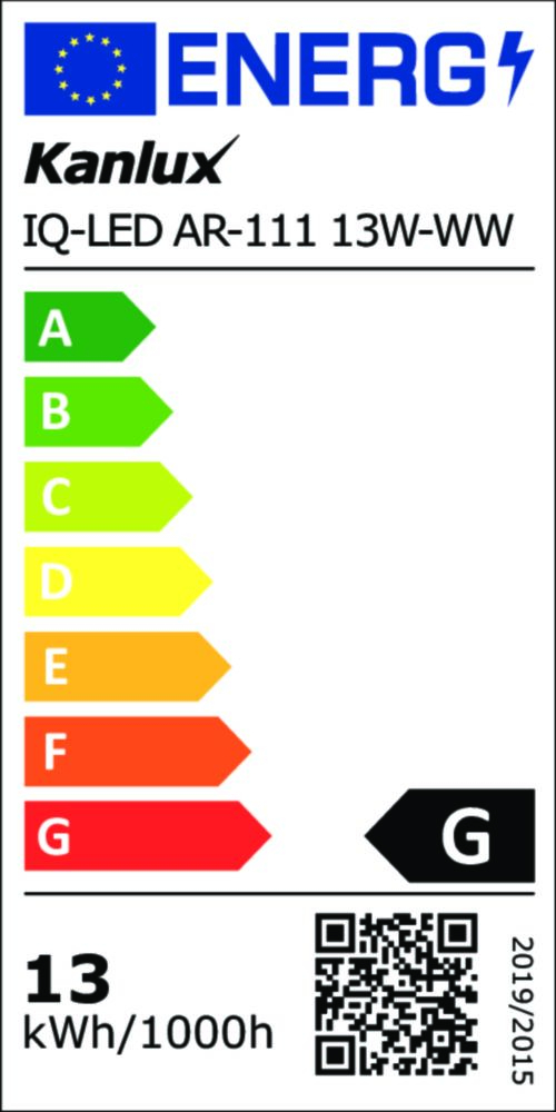 13W LED Spot AR-111 IQ 12V 2700K AC/DC WW AR111 G53 950Lm Spotleuchte RA97 dimmbar 35252