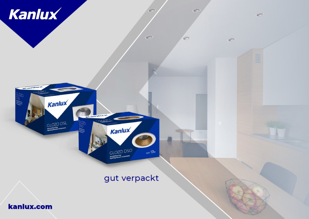 Deckeneinbauleuchte GLOZO DSL B/W Einbau-Downlight eckig Einbauspot 36211