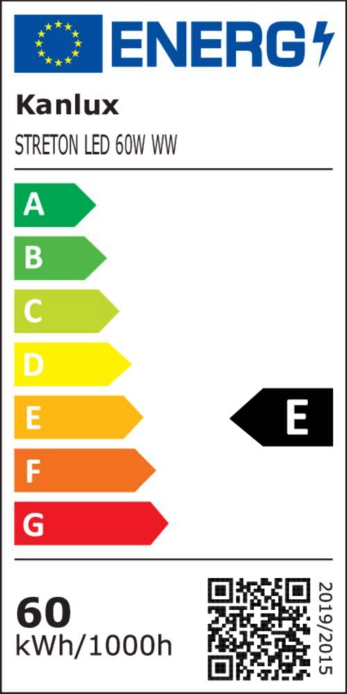 LED Strassenleuchte STRETON 60W 3000K warmweiss 7800Lm IP65 36237