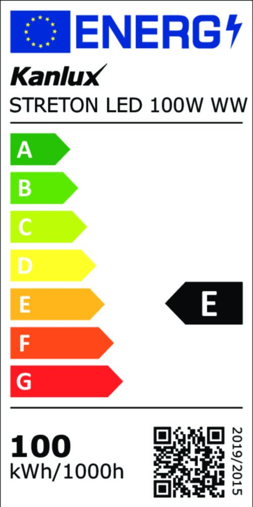 LED Strassenleuchte STRETON 100W 3000K warmweiss 13000Lm IP65 Parkplatz-Leuchte 36238