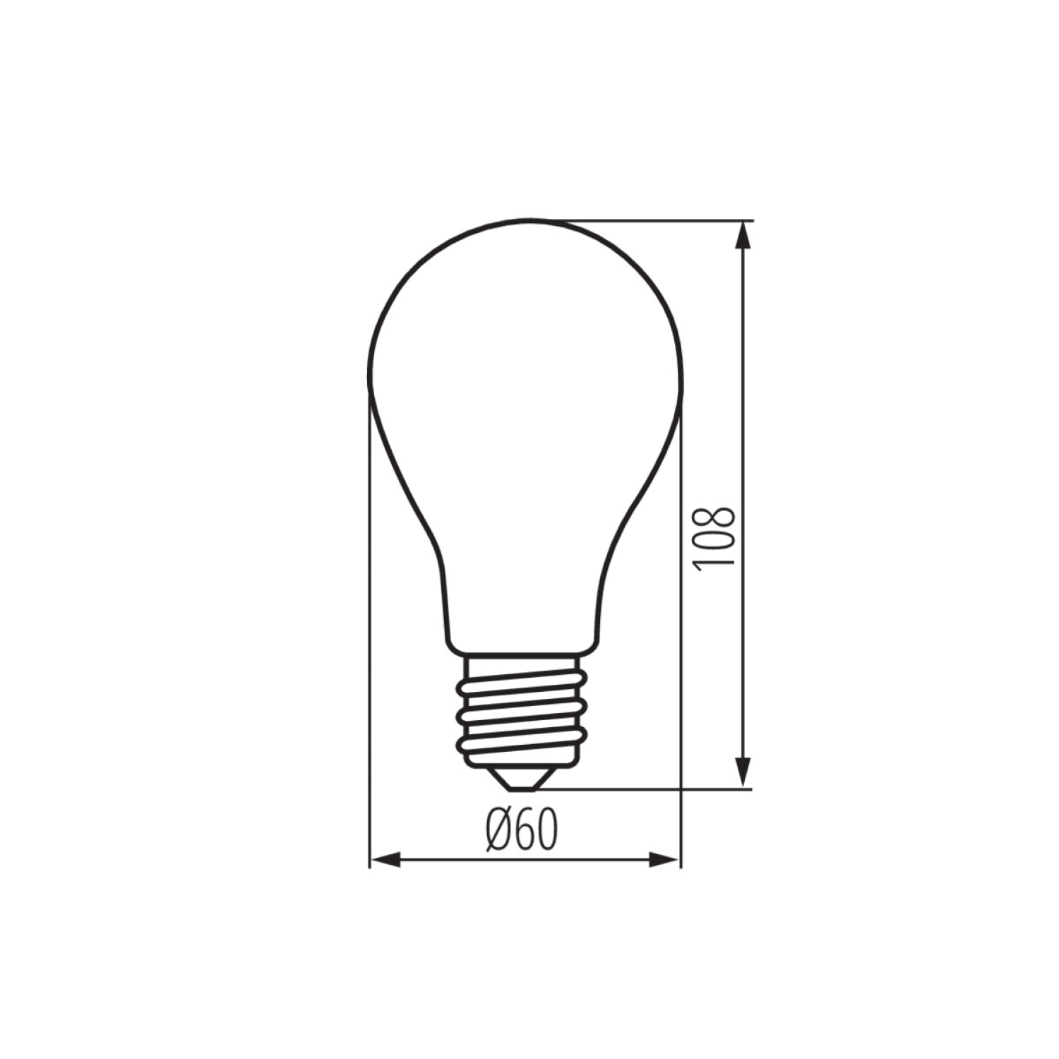 LED Lampe XLED A60 4000K E27 Leuchtmittel A-Class 4W 840Lm neutralweiss 36244