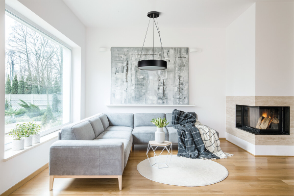 Pendelleuchte Jasmin 270 Holzleuchte schwarz wood pendant light E27 Kanlux 36505