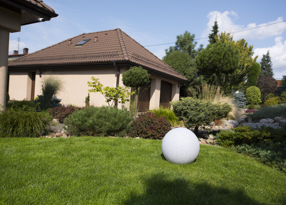 Kugelleuchte STONO 230 N E27 IP65 Gartenleuchte Kanlux 36595