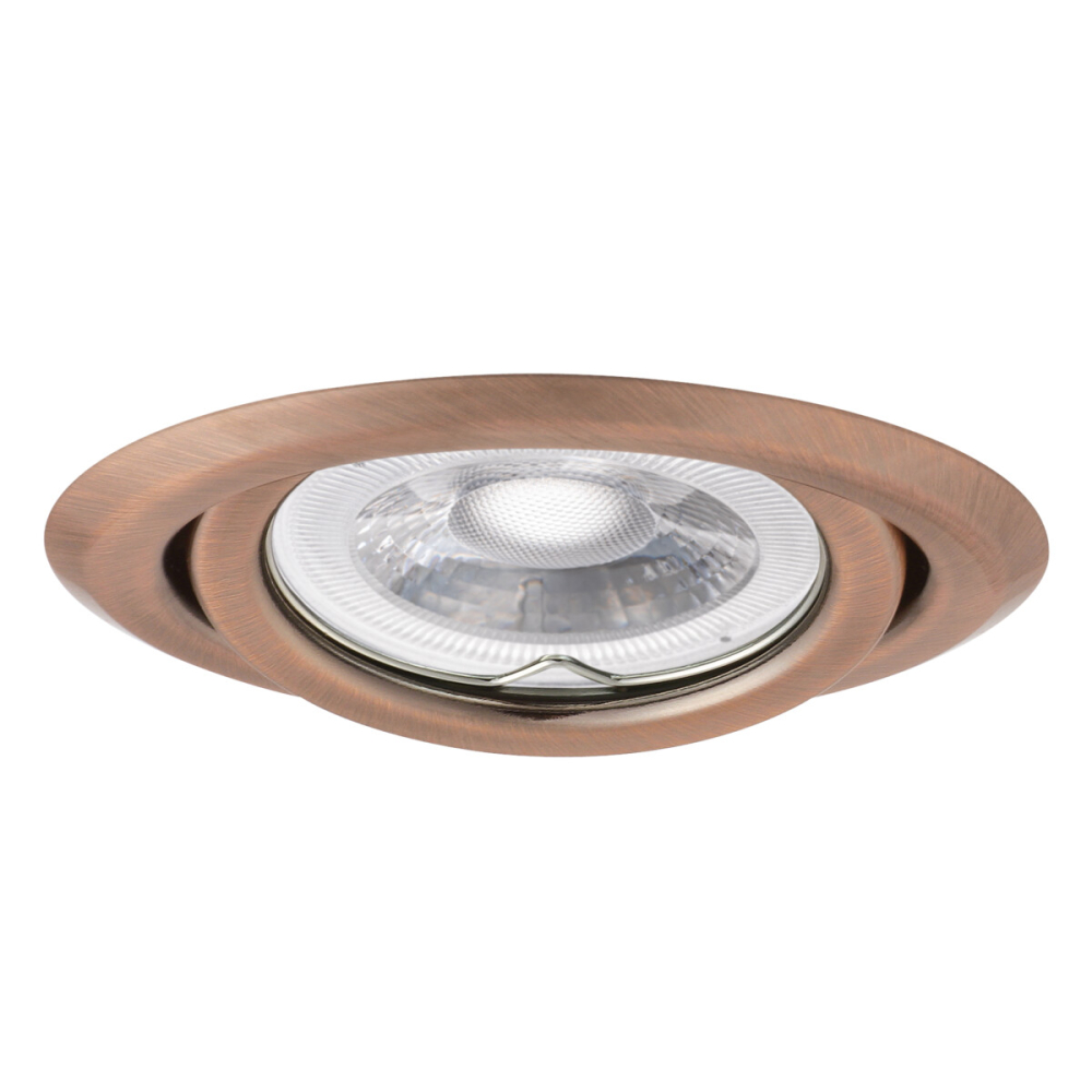 Einbau-Downlight ARGUS II CT-2115-AN Kupfer matt Stahl schwenkbar 37157