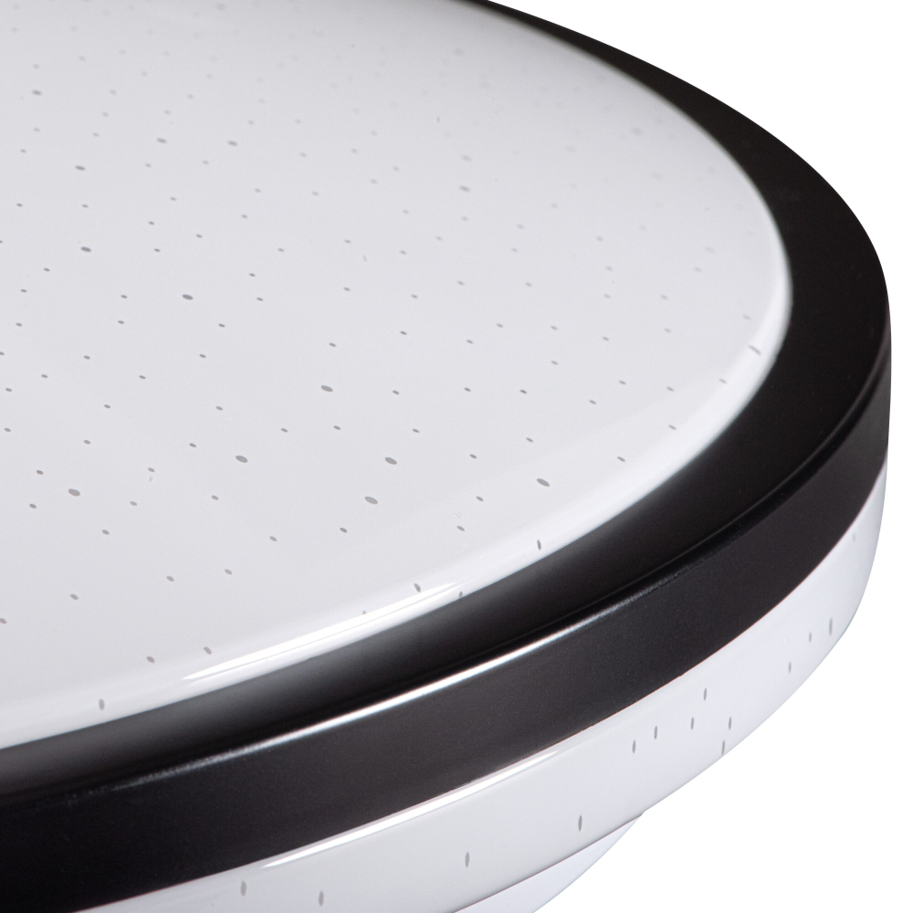 LED Deckenlampe ARVOS N CCT 3000-6500K FB dimmbar Ø500 schwarz Kanlux 37329