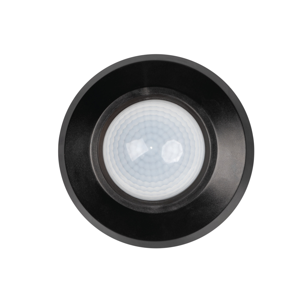 Bewegungsmelder 3x PIR SENTO-O-WT-B H360° Einbau Aufbau schwarz/weiss Kanlux 37367