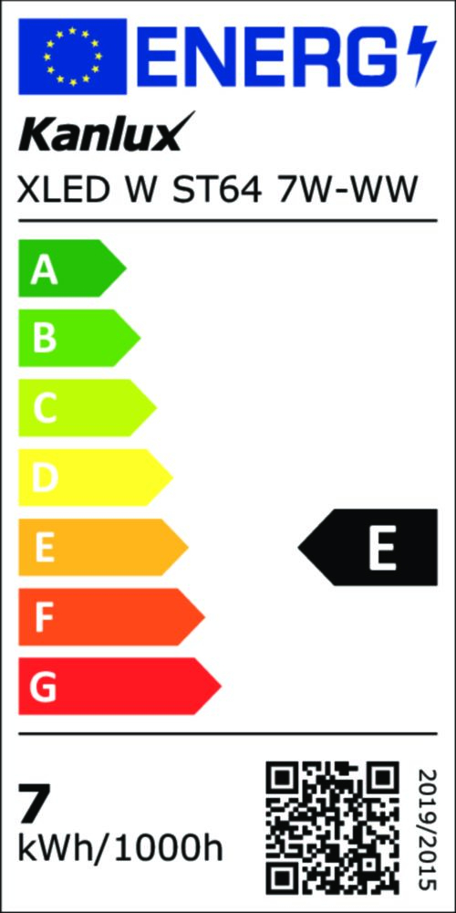 LED FILAMENT Leuchtmittel ST64 XLED ST64 7W-WW Lampe E27 Leuchte warmweiss 2700K 806Lm Kanlux 37381