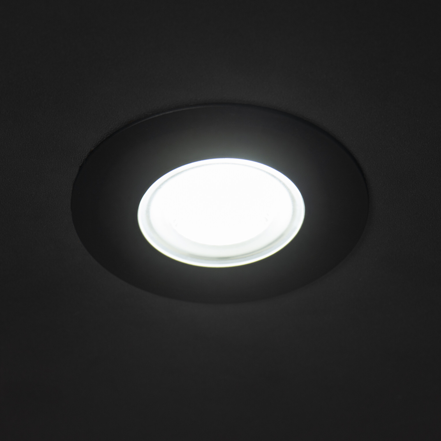 LED Einbauleuchte FIZU PRO CCT 3000/4000/6500K 5,5W IP65 schwarz Kanlux 38269