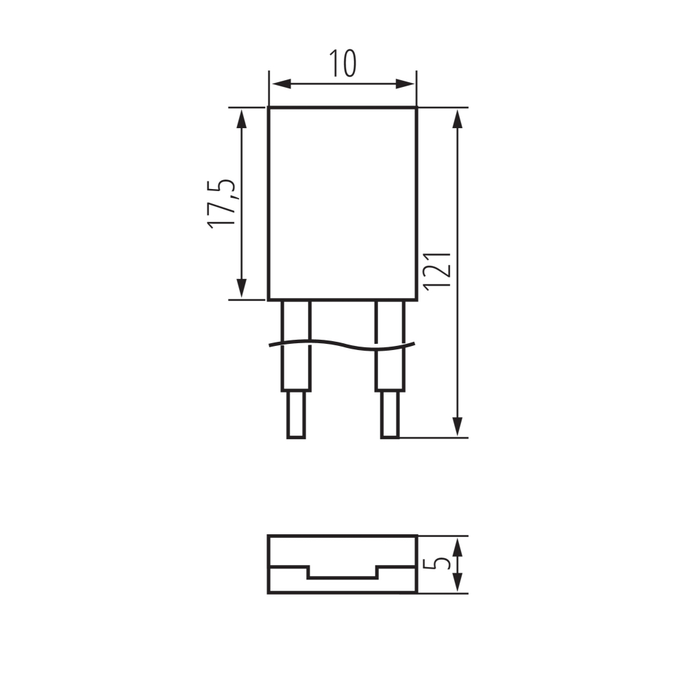 Verbinder für LED-Streifen CON P 8 CP 38470