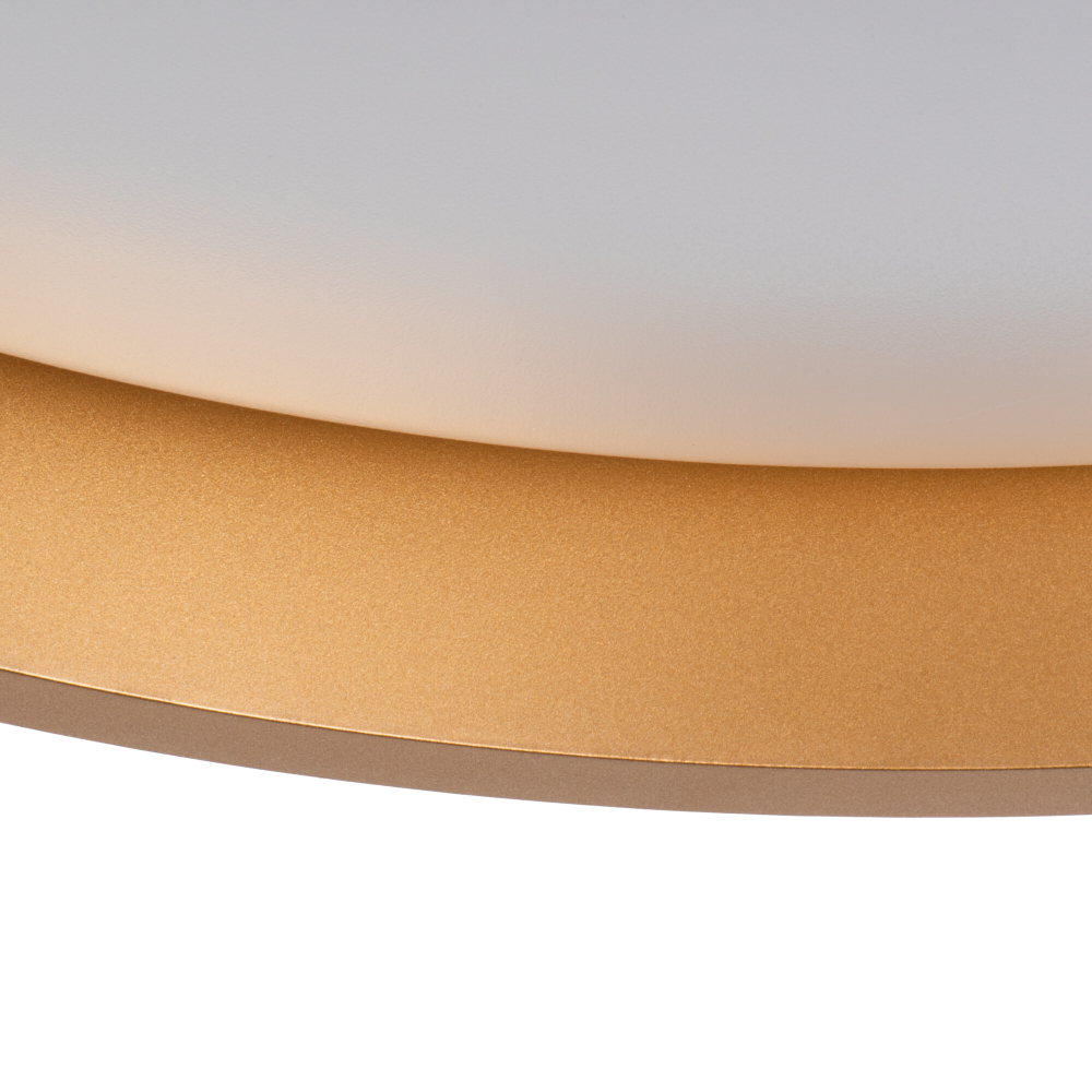 LED Deckenleuchte SOLN CCT 2700-6500K weiss/gold Ø380 dimmbar Kanlux 39110