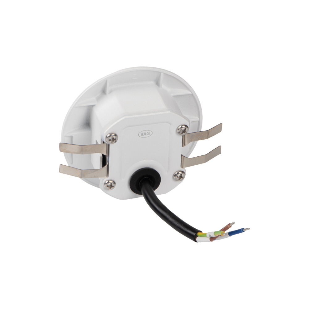 LED Treppenleuchte mit Bewegungsmelder EXIN weiss 3000K IP65 rund 2,5W 50Lm 230V 39123