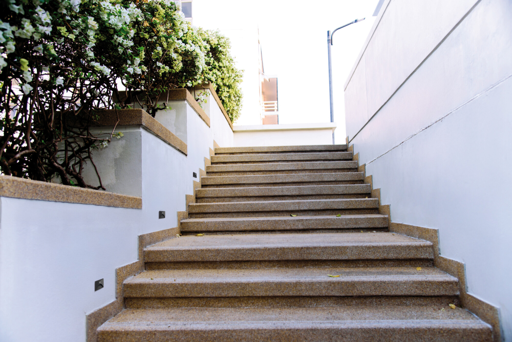 LED Treppenleuchte EXIN weiss 4000K eckig IP65 230V 39138