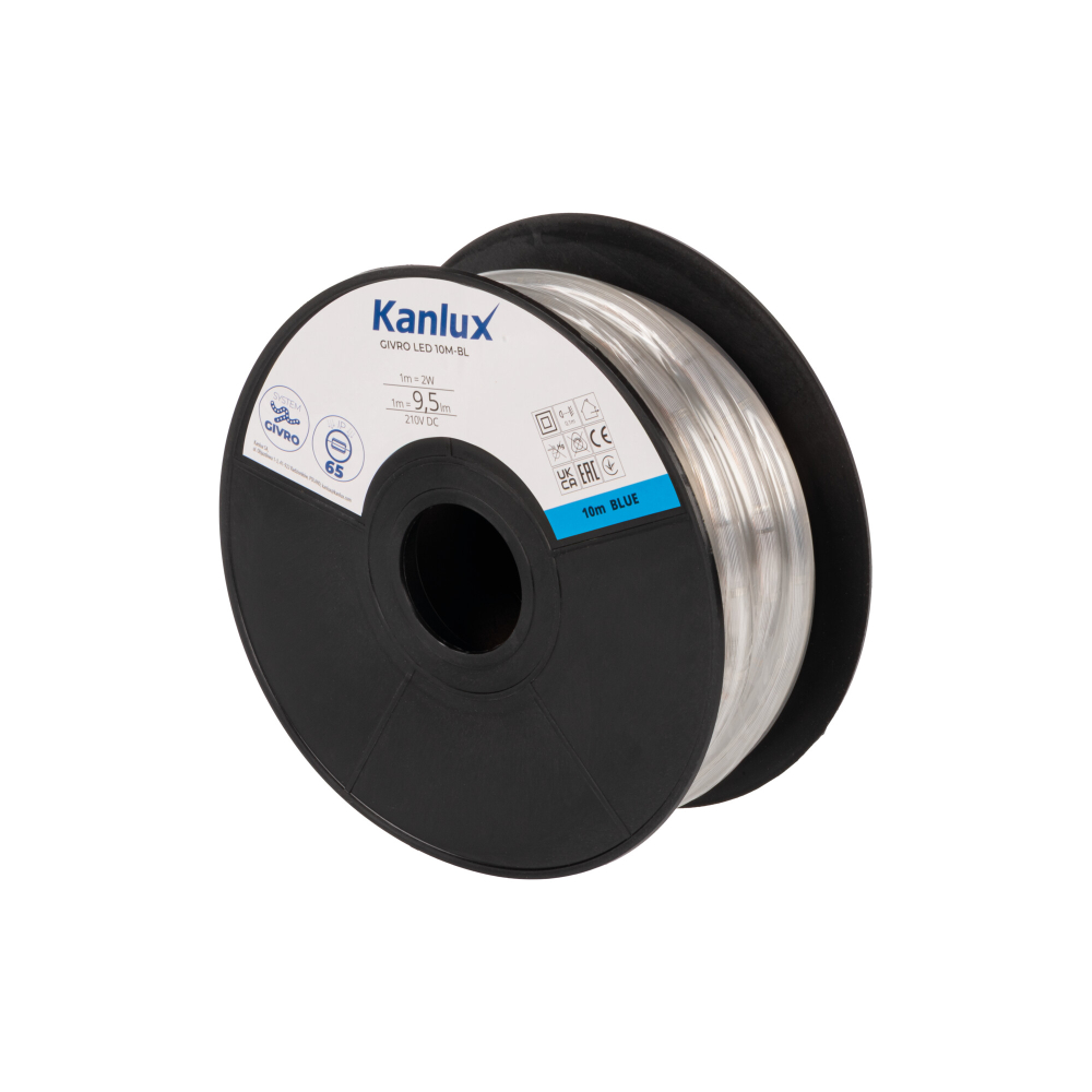 10m LED-Lichtschlauch GIVRO blau 20W Schlauch IP65 Kanlux 39199