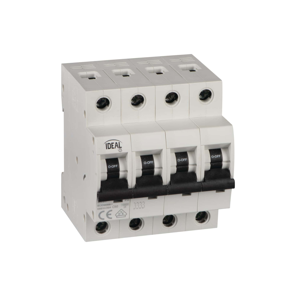 Leitungsschutzschalter Ideal 4P KMB10-C50/4 39319