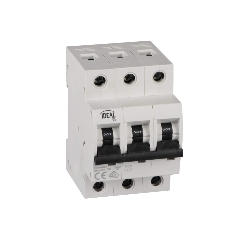 Leitungsschutzschalter Ideal KMB10 C6 3P 6A 39322
