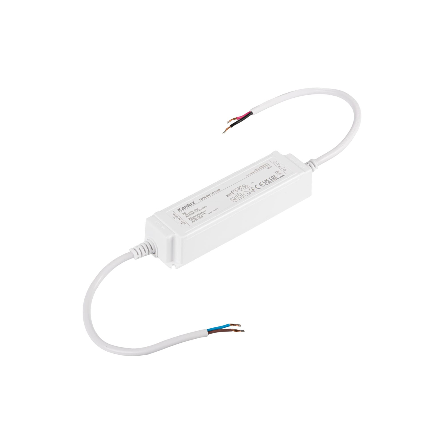 Elektronischer Transformator TRETO IP67 24V 100W LED-Trafo Kanlux 39517