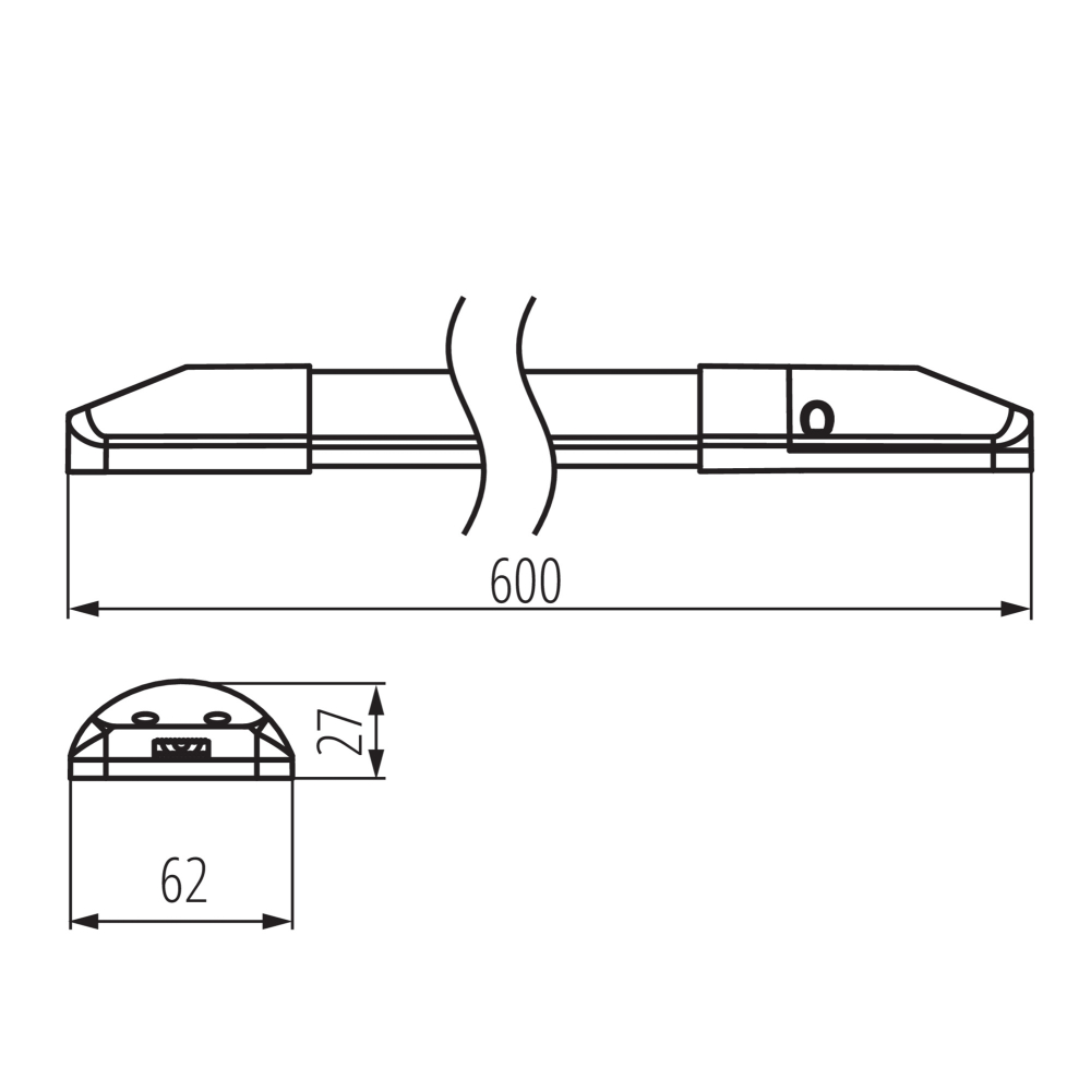 LED Wand-/Deckenleuchte NOBEN CCT 3000/4000/6500K IP54 39503