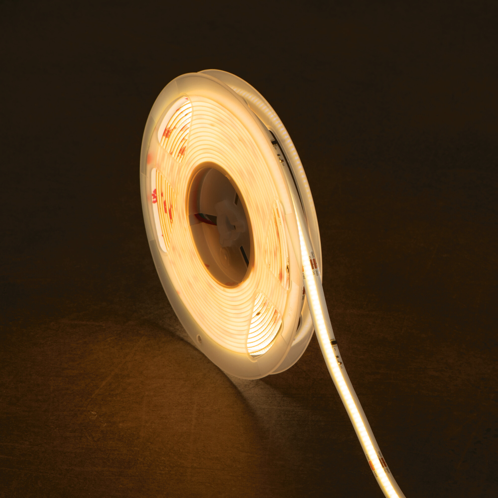 LED-Streifen LCOB DIGITAL warmweiss IP65 5m Rolle 11W/M 39789