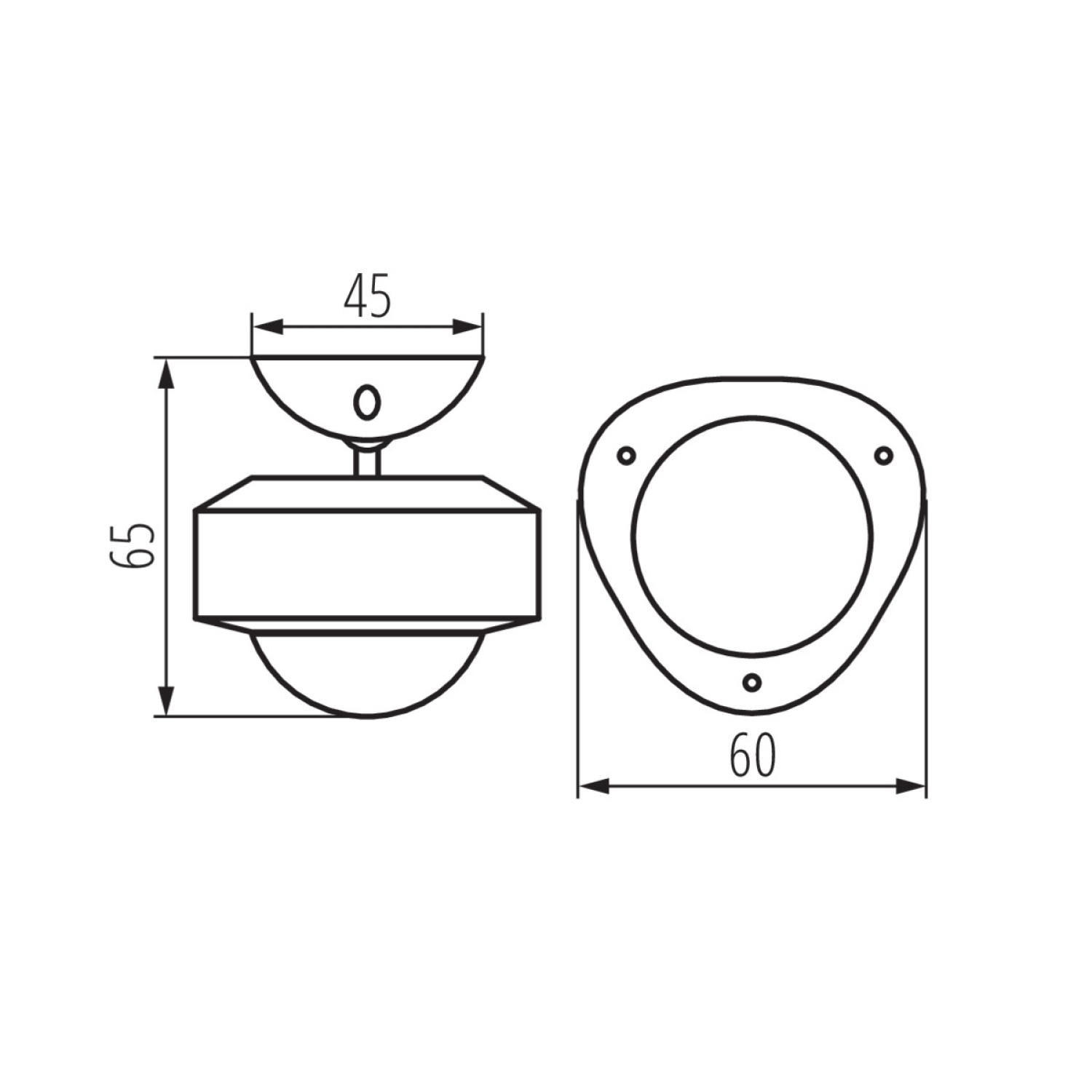 Kanlux SMART Bewegungsmelder S SENSOR PIR INT 10M 34940