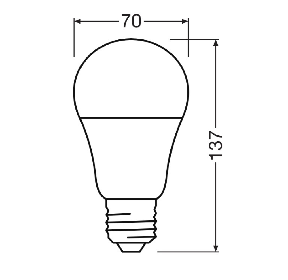 Osram LED Lampe SUPERSTAR E27 20W dimmbar 2700K warmweiss 2452Lm A70