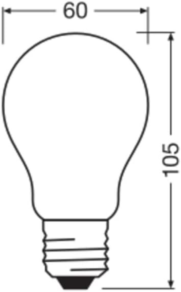 3er Set Osram Filament LED Lampe E27 7,2W 2700K warmweiss 1521Lm