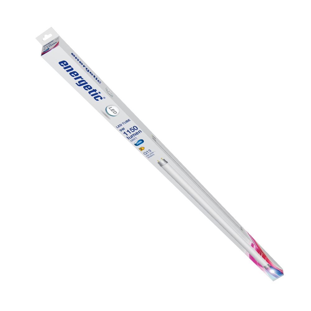 Energetic LED Röhre 60cm T8 G13F 6500K 9W Leuchtmittel 1150Lm Glas Frosted 4211000221