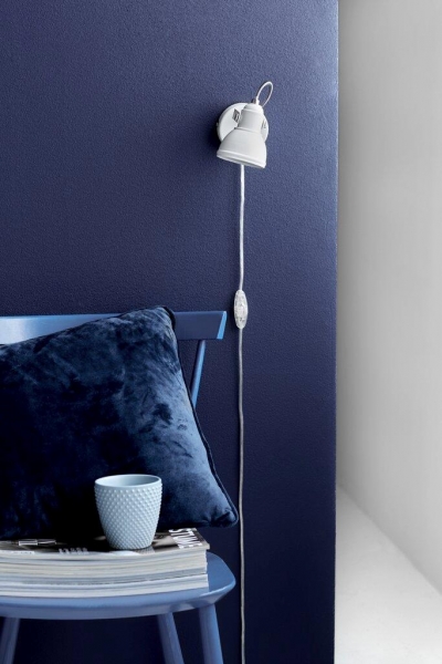 Wandlampe Aslak Nordlux weiss GU10 Wandleuchte mit Kabel