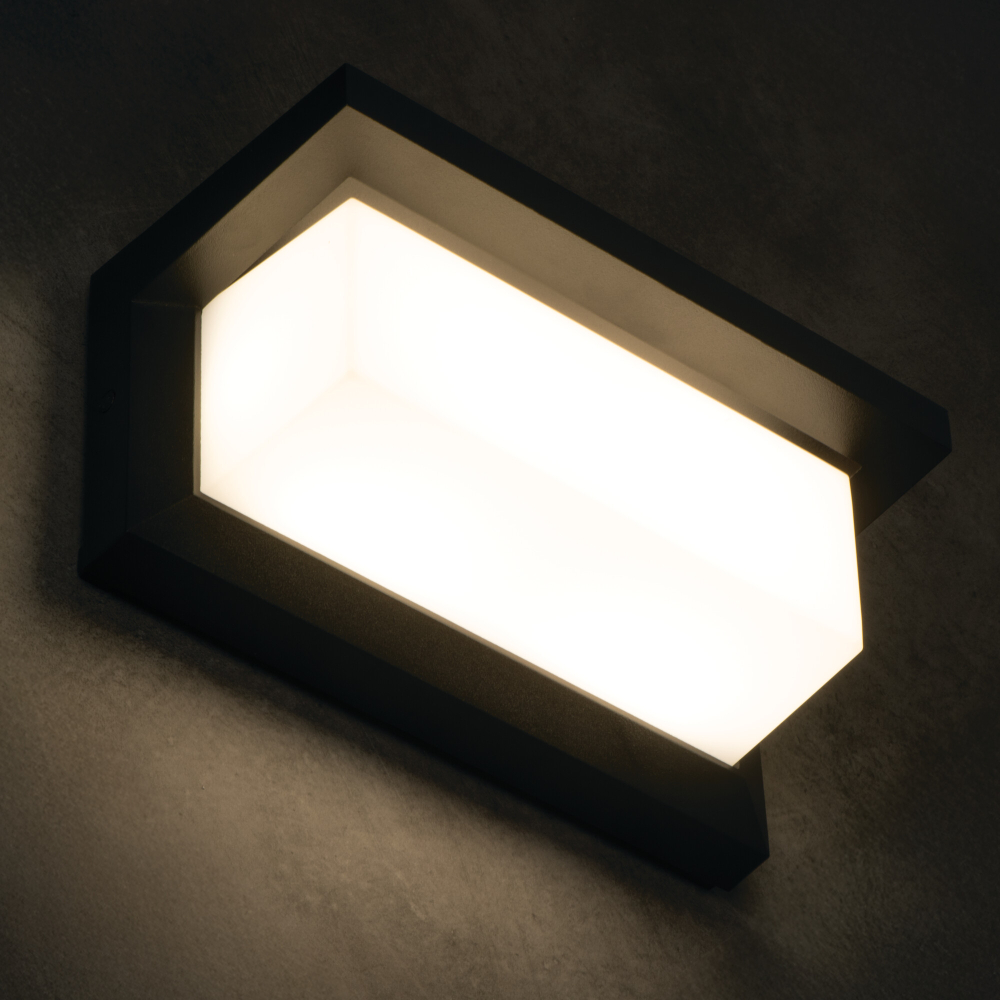 LED Wandleuchte LERTO EL 12W B 4000K IP54 45817