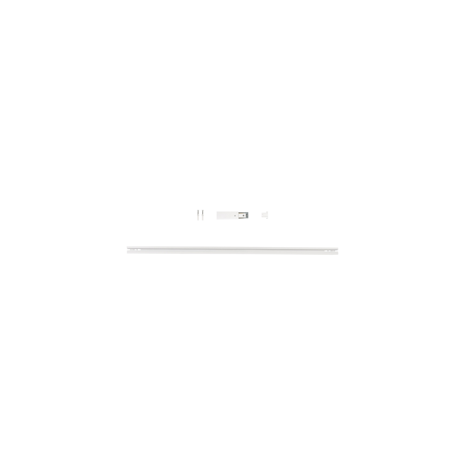 Kanlux TEAR 1F SET 1m 1-Phasen Stromschiene + Anschluss + Endkappe weiss 1F-System 45883