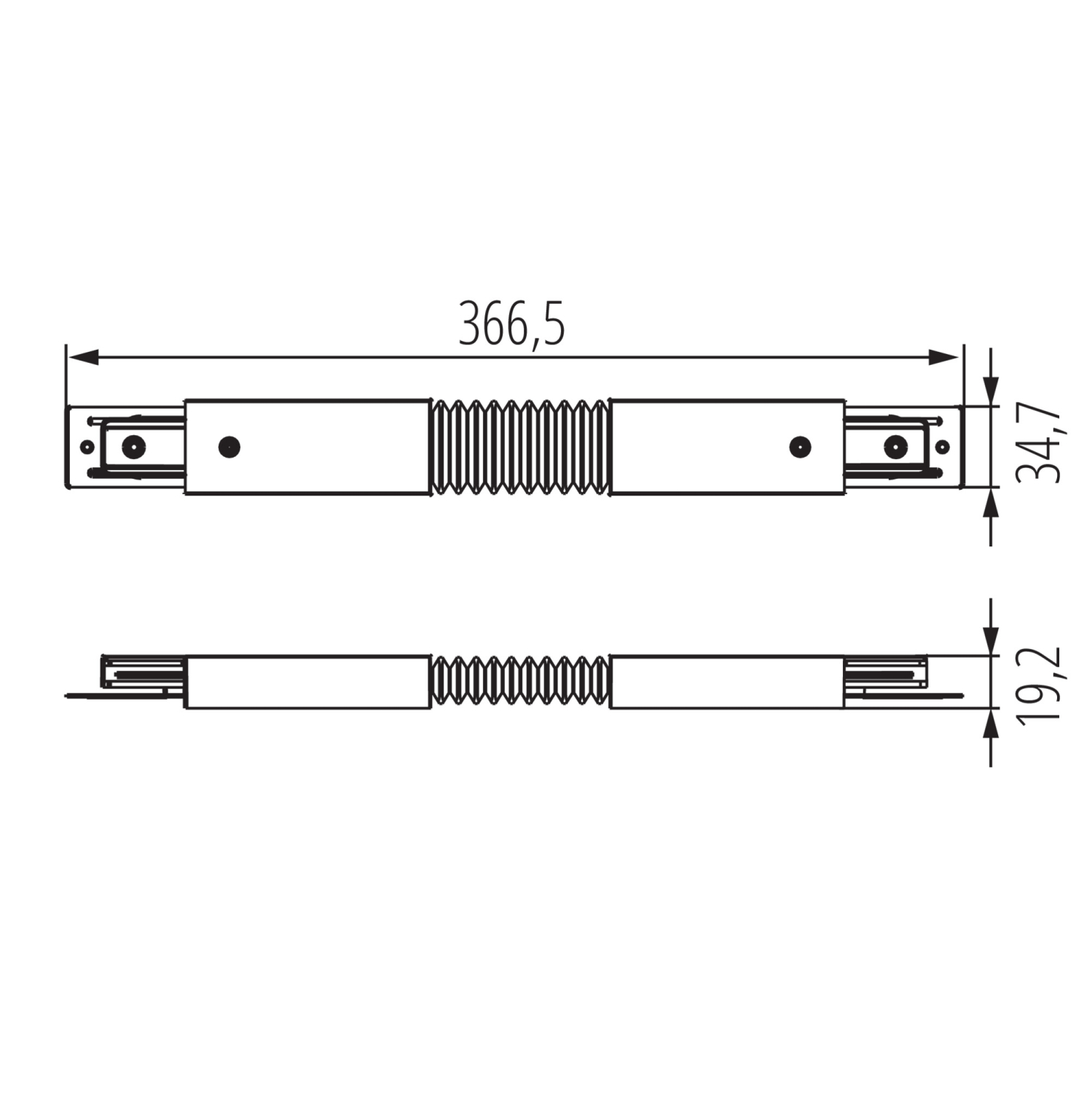 TEAR 1F CON-I FLEX B - Verbindung für 1-phasiges Stromschienensystem Kanlux 45902
