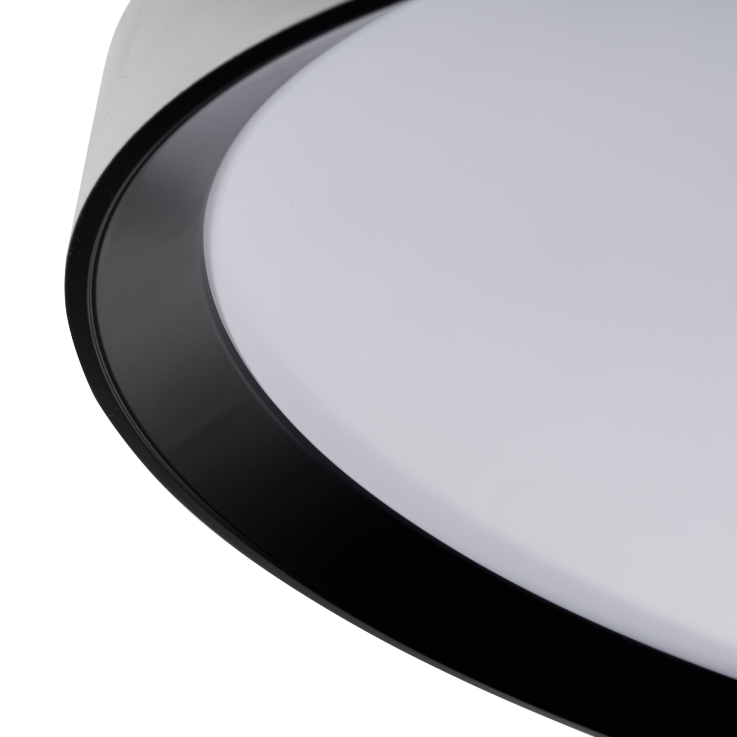 Kanlux LED Deckenlampe LIXAN XL CCT 3000-6500K FB dimmbar Ø485 weiß/schwarz 46283