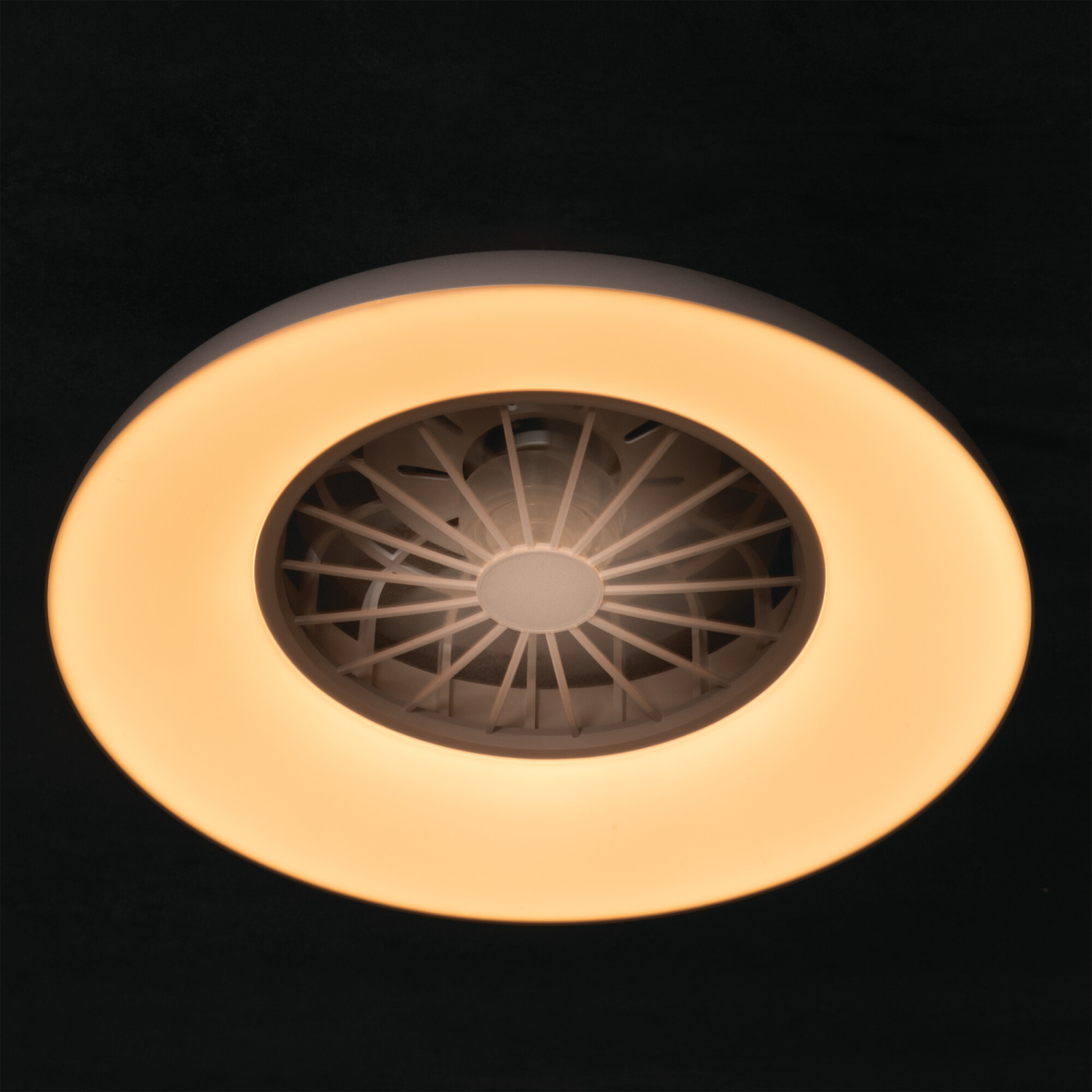 Kanlux LED Deckenleuchte PLAVE PAN CCT+RGB Ø485 mit Ventilator + FB 46370