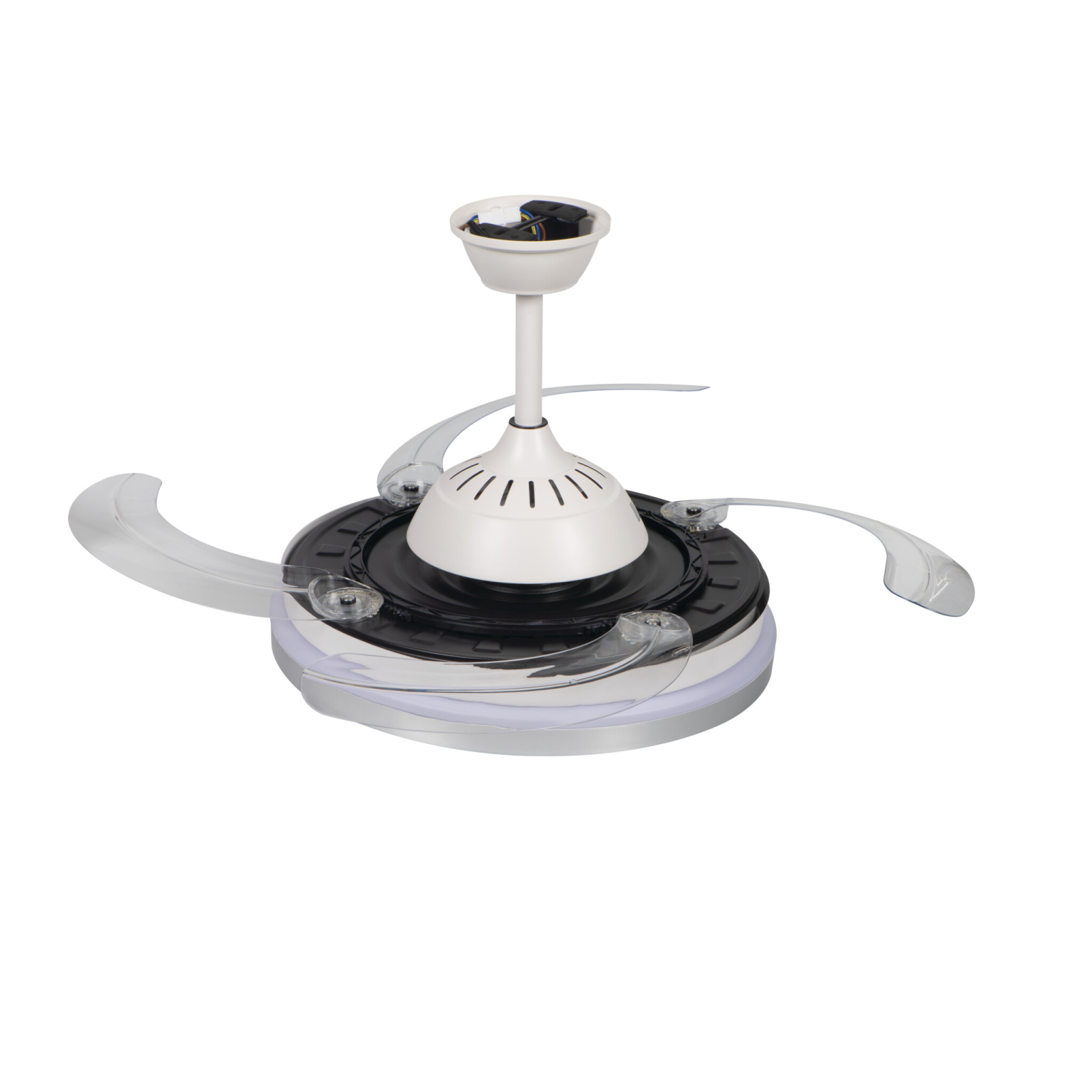 Kanlux LED Deckenleuchte PLAVE INB49 CCT 3000/4000/6500K FB Ø490 mit Ventilator 46372